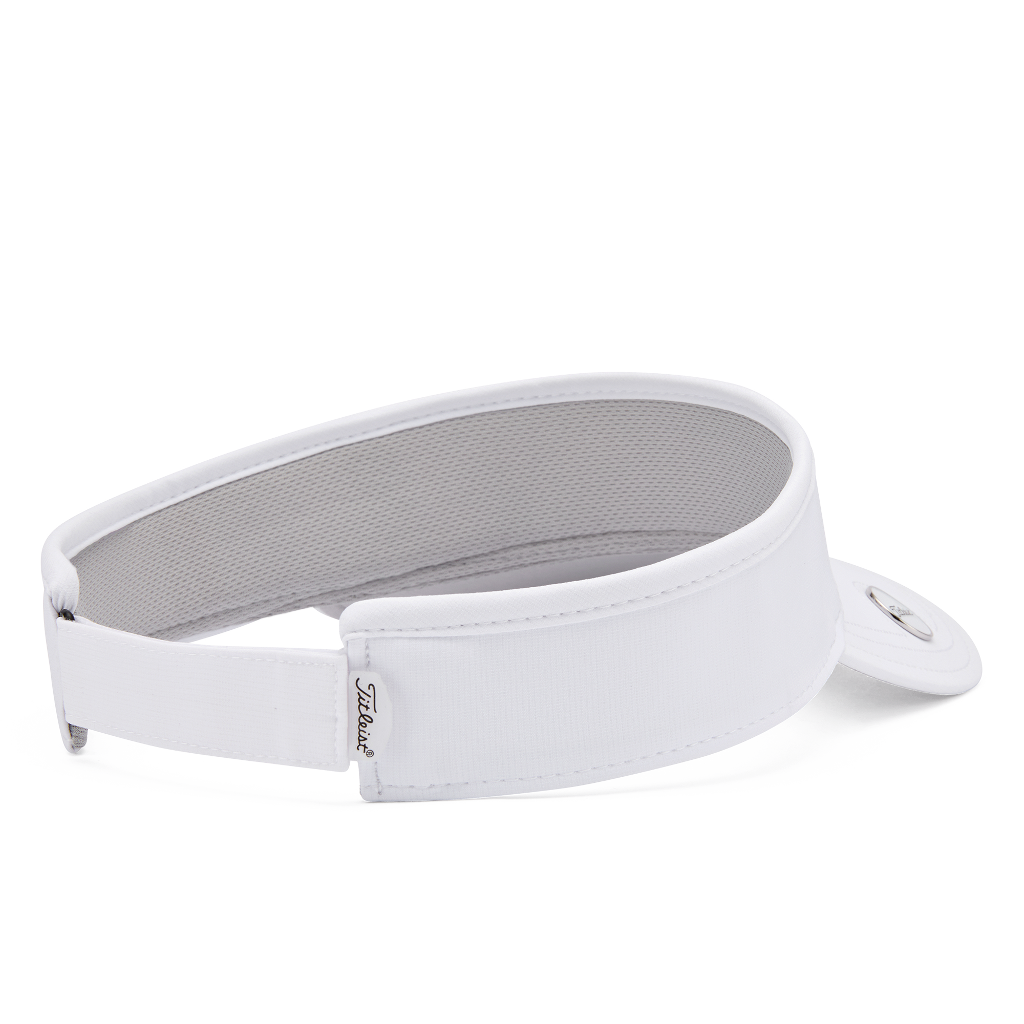 Players Visor Ballmarker Weiss