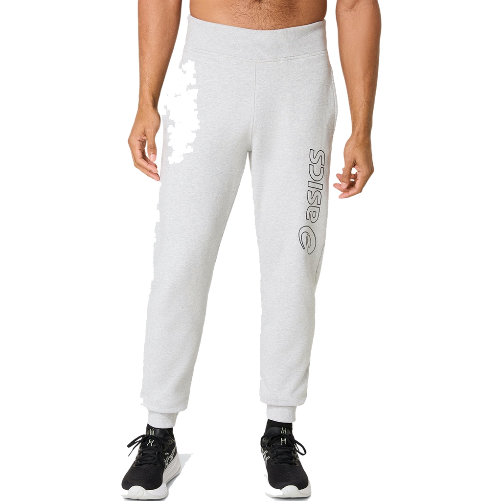 Pantaloni da allenamento con logo ASICS da uomo, grigi