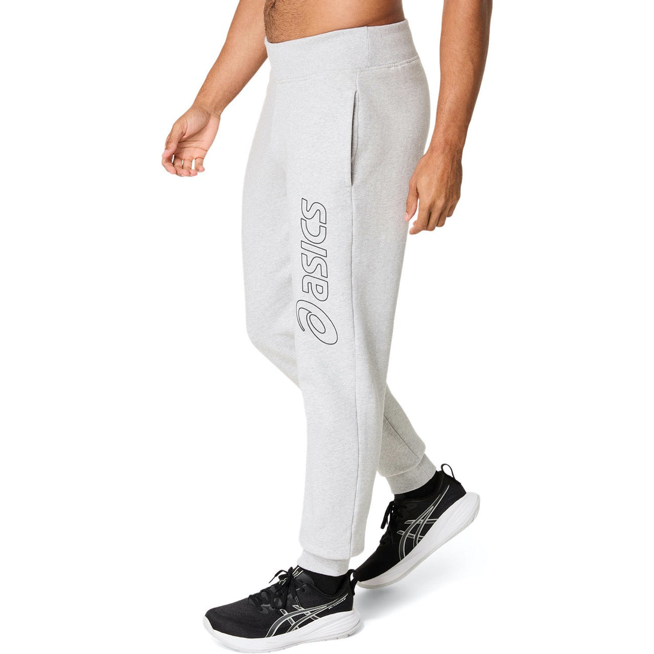 ASICS Logo Trainingshose Herren Grau