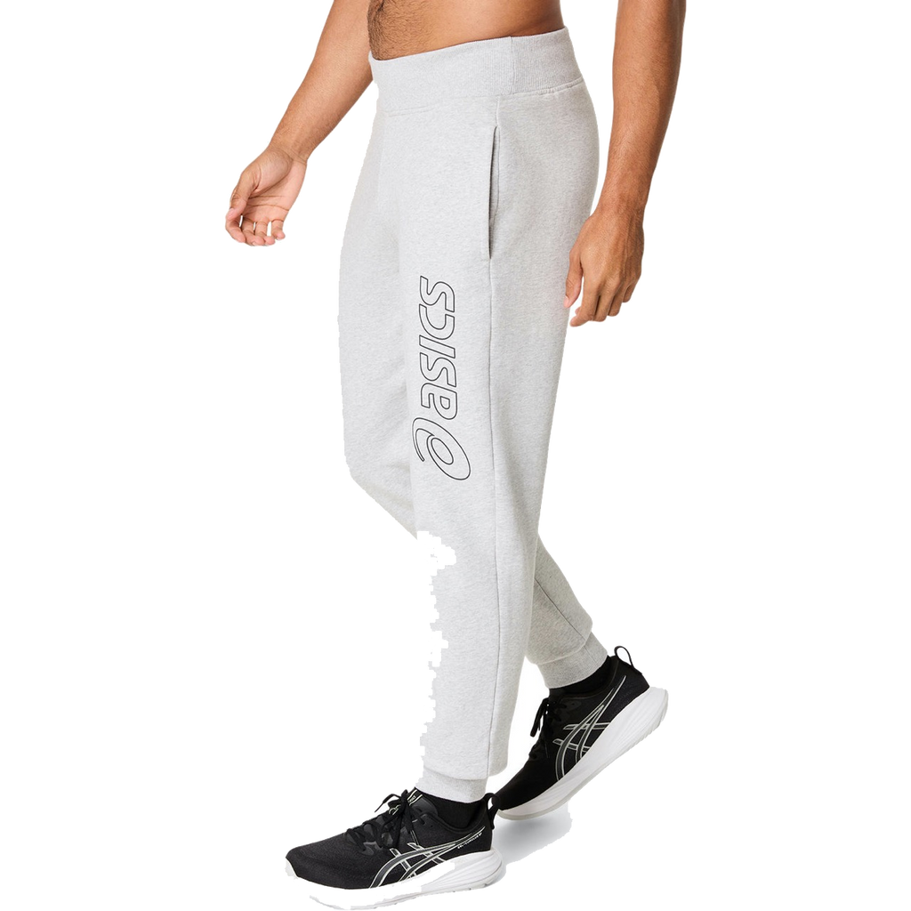 Pantaloni da allenamento con logo ASICS da uomo, grigi
