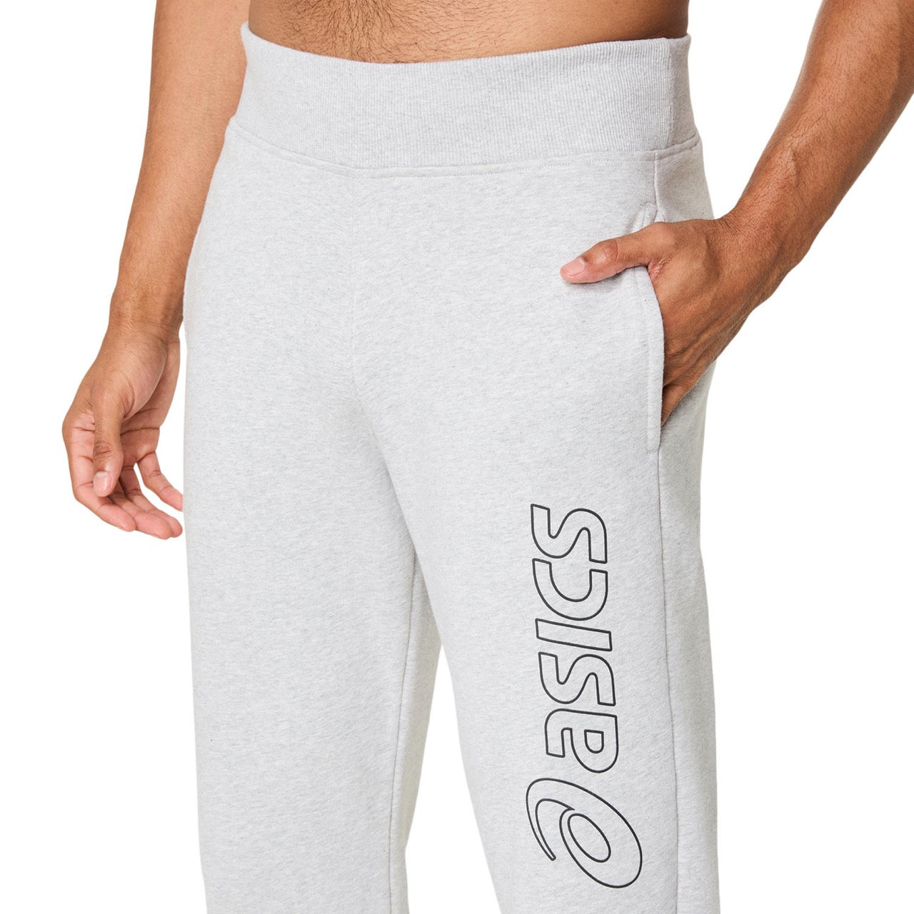 ASICS Logo Trainingshose Herren Grau