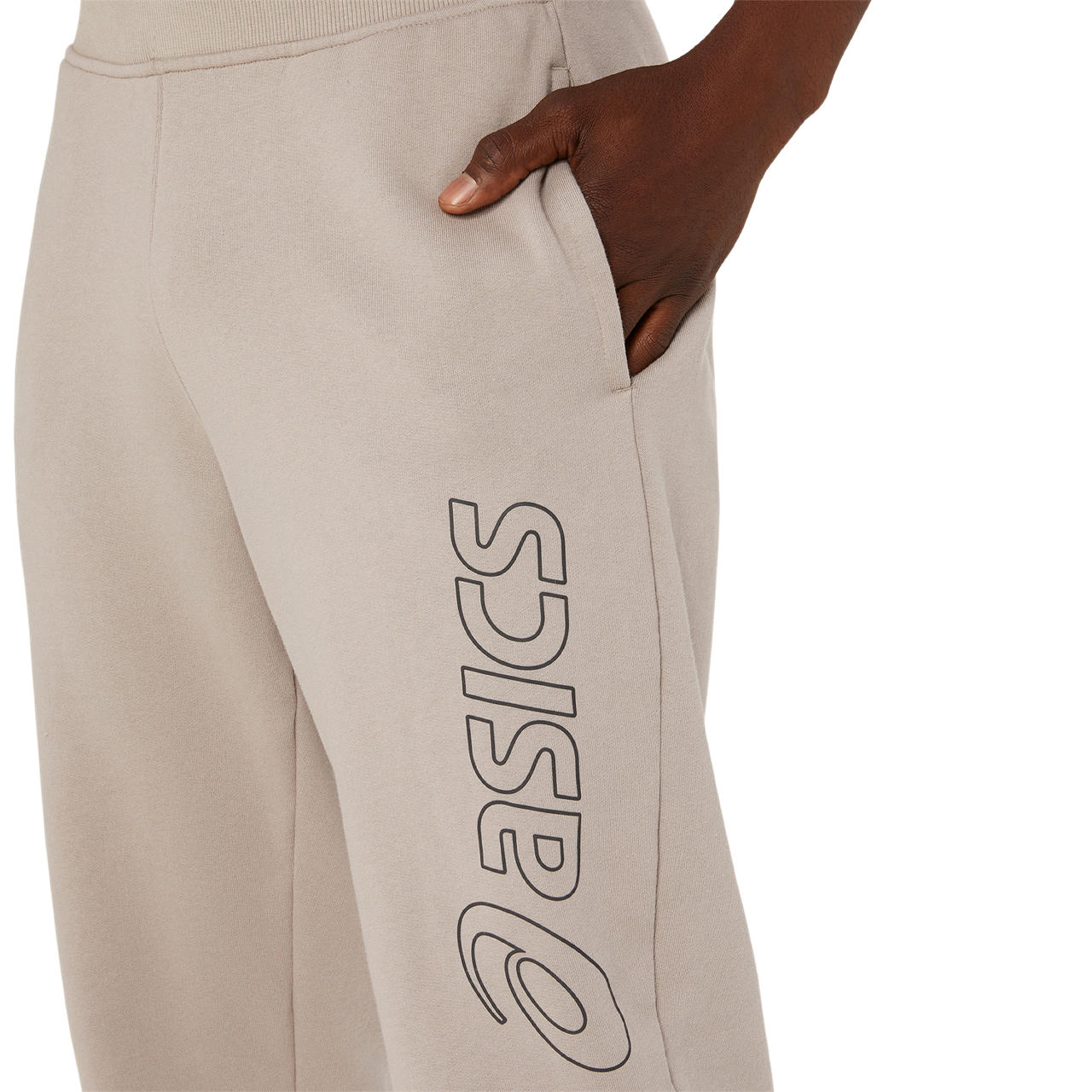 ASICS Logo Trainingshose Herren Grau