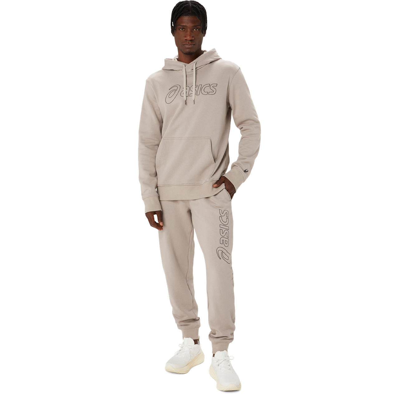 ASICS Logo Trainingshose Herren Grau