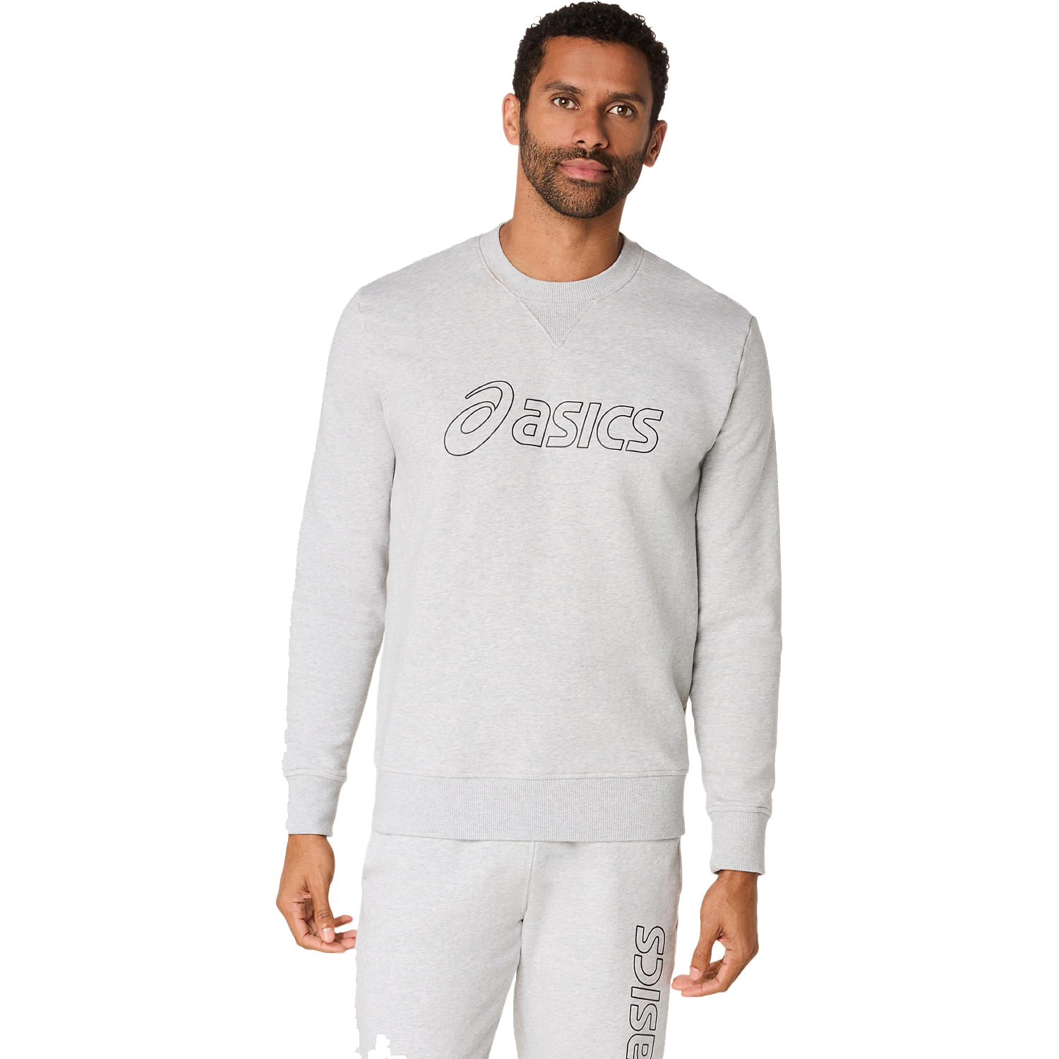 ASICS Sweatshirt Grau Herren