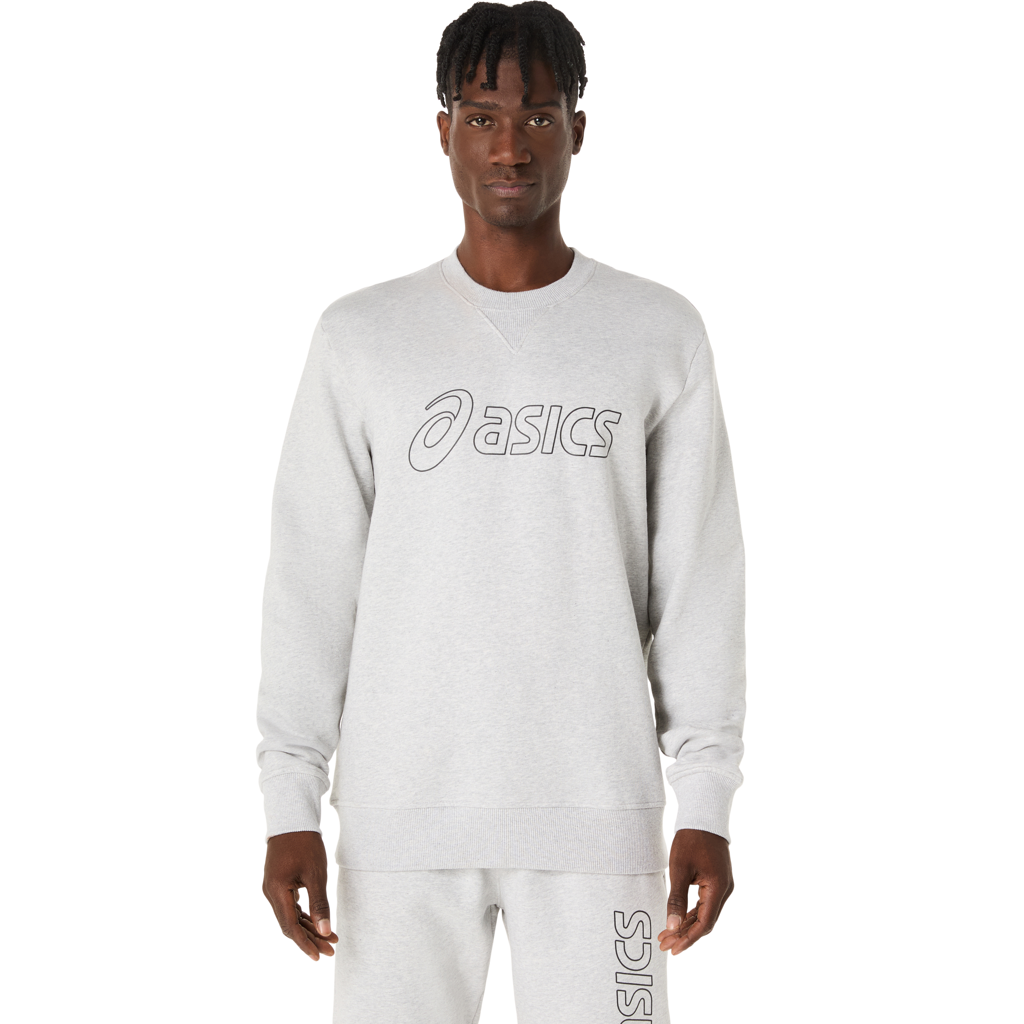 ASICS Sweatshirt Grau Herren