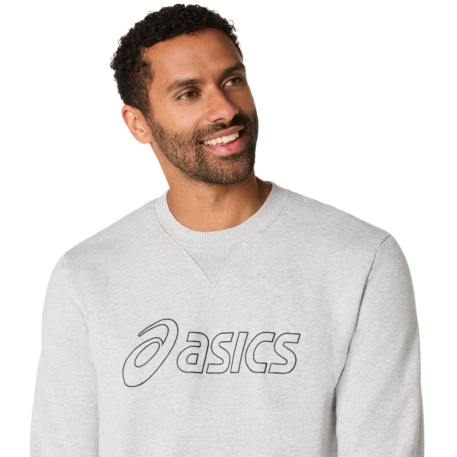 ASICS Sweatshirt Grau Herren