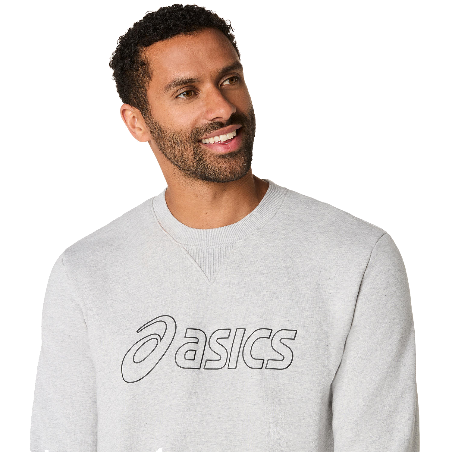 ASICS Sweatshirt Grau Herren