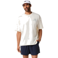 Runner Message Graphic T-Shirt Herren Cream