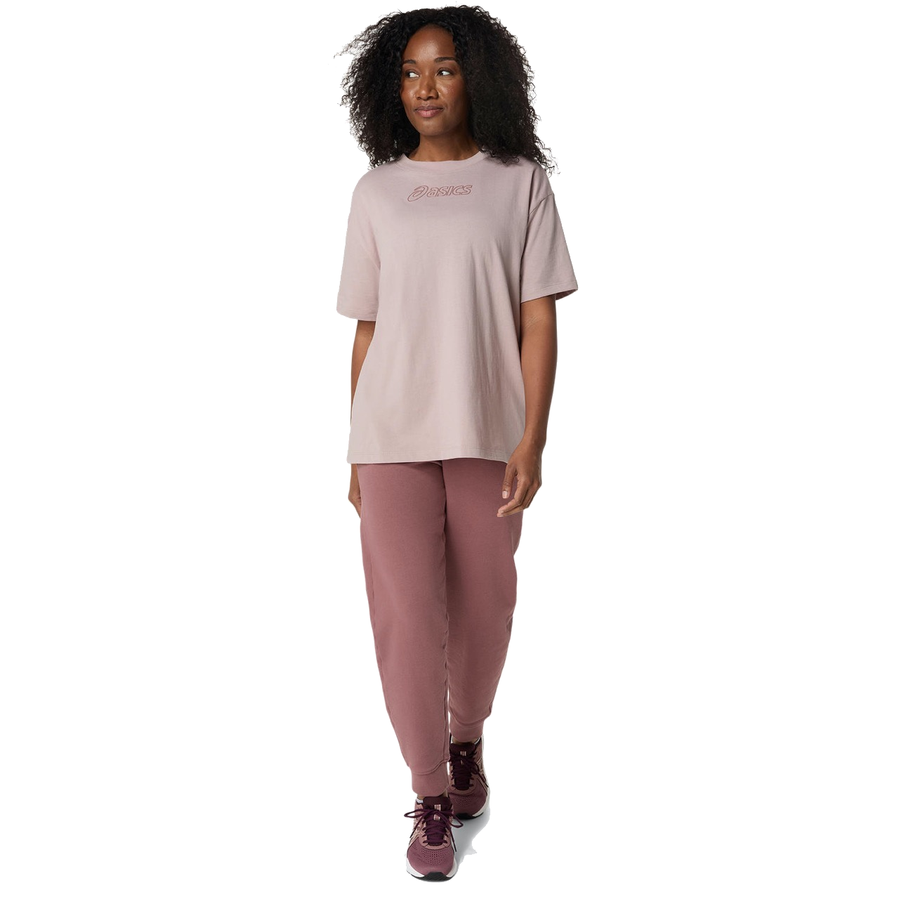 ASICS Logo T-Shirt Women Fawn