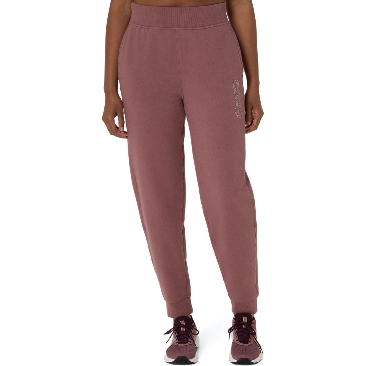 ASICS Big Logo Trainingshose Damen Fawn