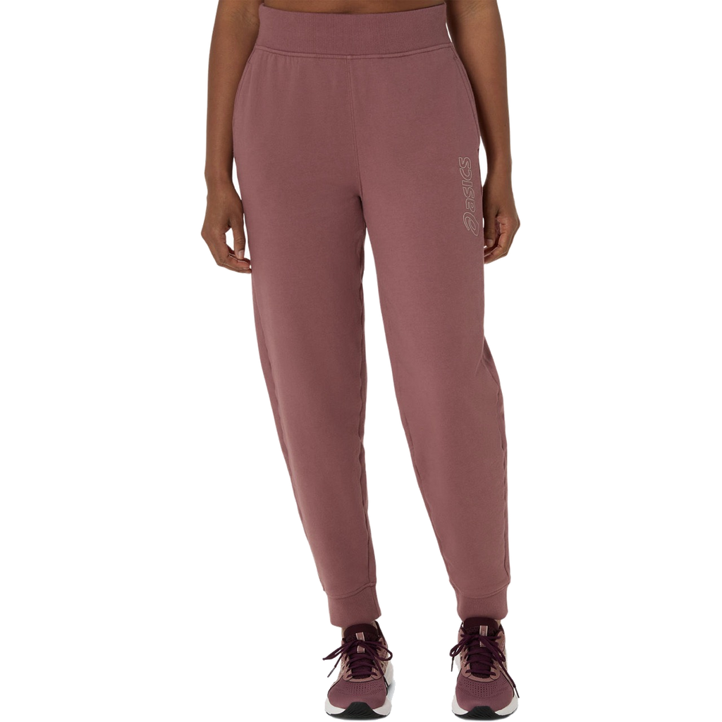 ASICS Big Logo Trainingshose Damen Fawn