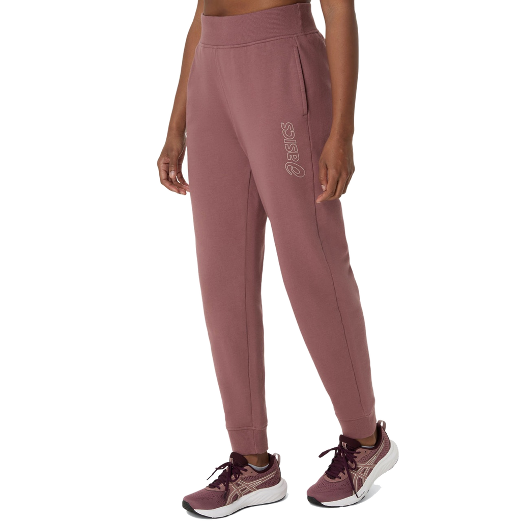 ASICS Big Logo Trainingshose Damen Fawn