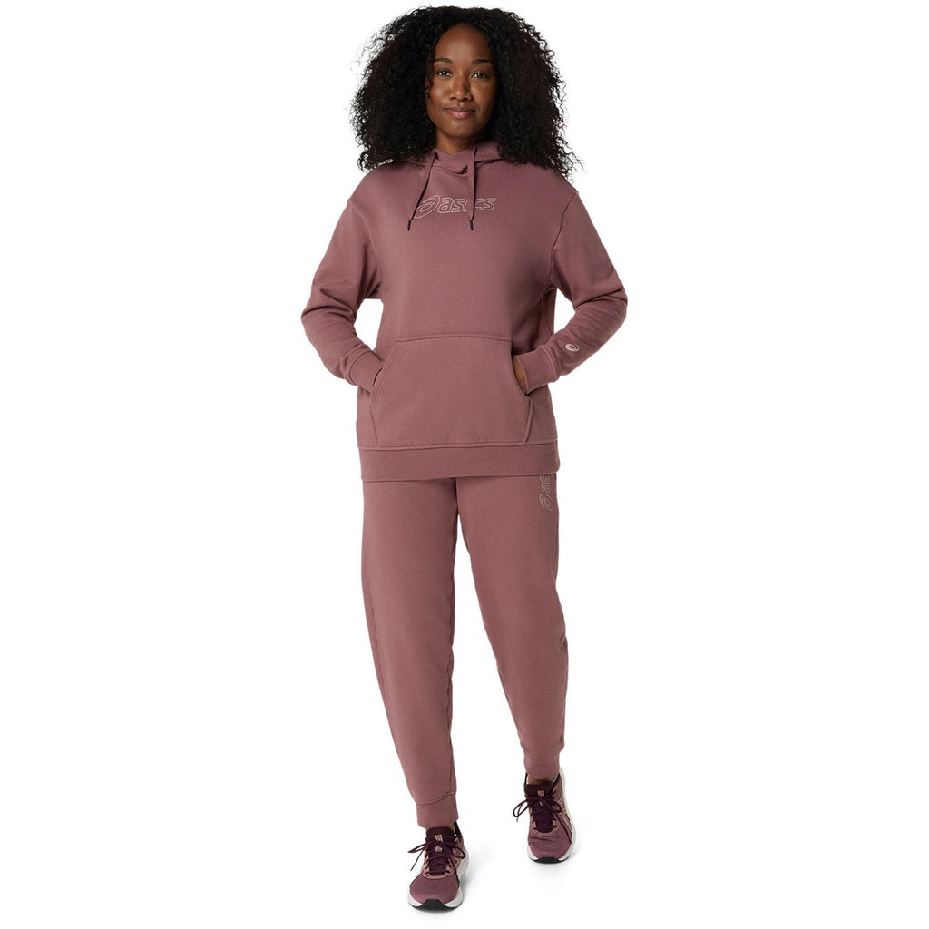 Pantaloni da allenamento ASICS Big Logo da donna color fulvo
