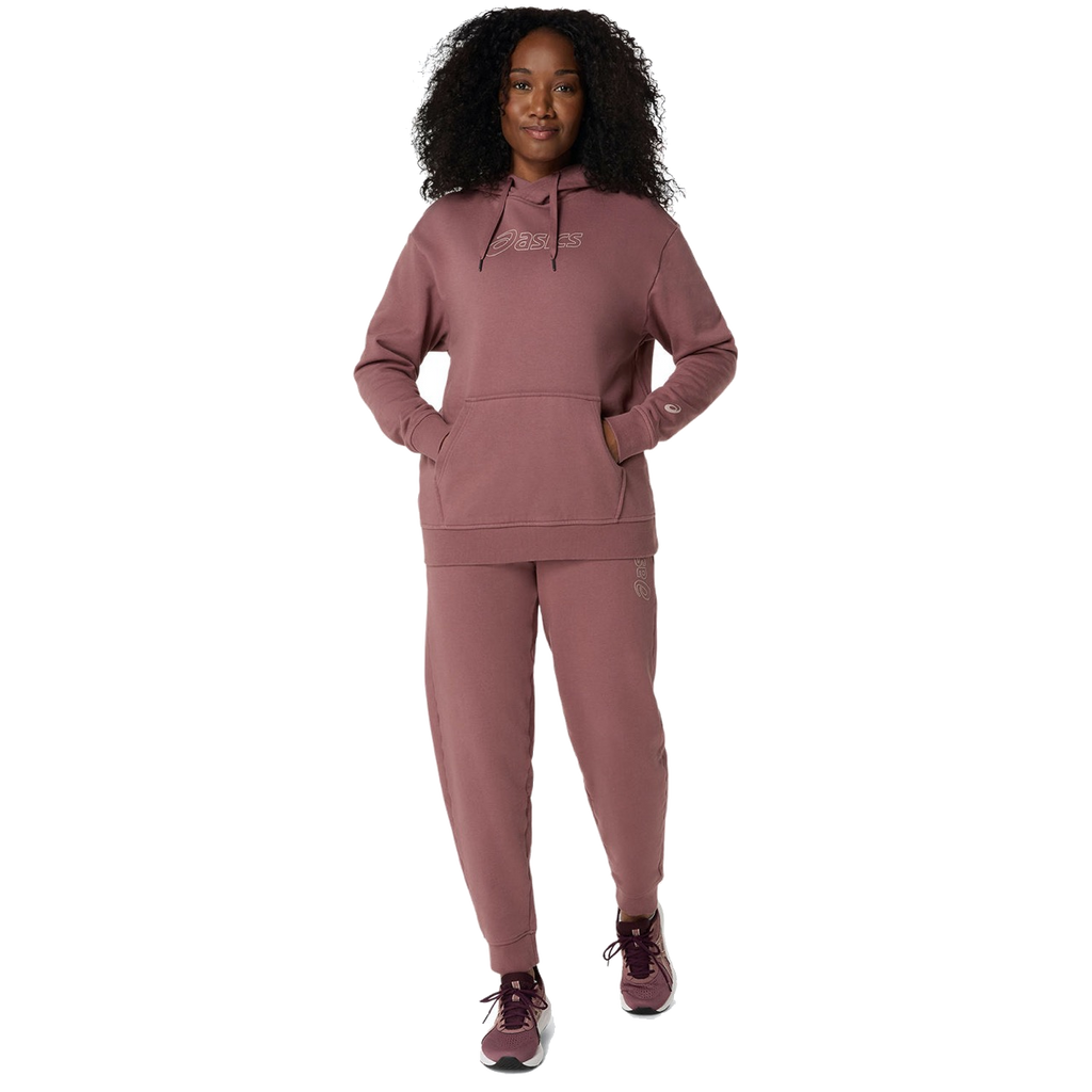 ASICS Big Logo Trainingshose Damen Fawn