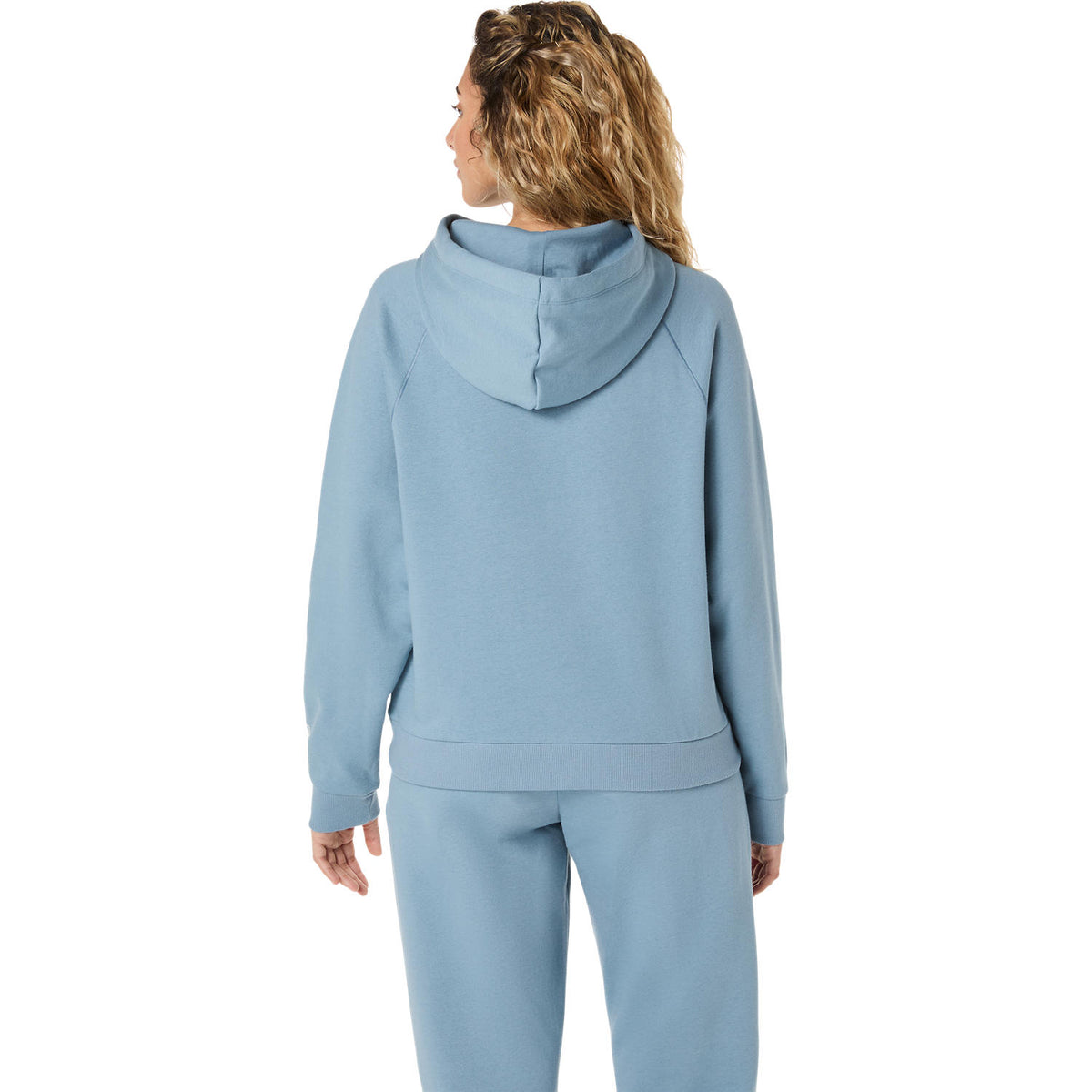 Fleece Hoodie Damen Saba Blue