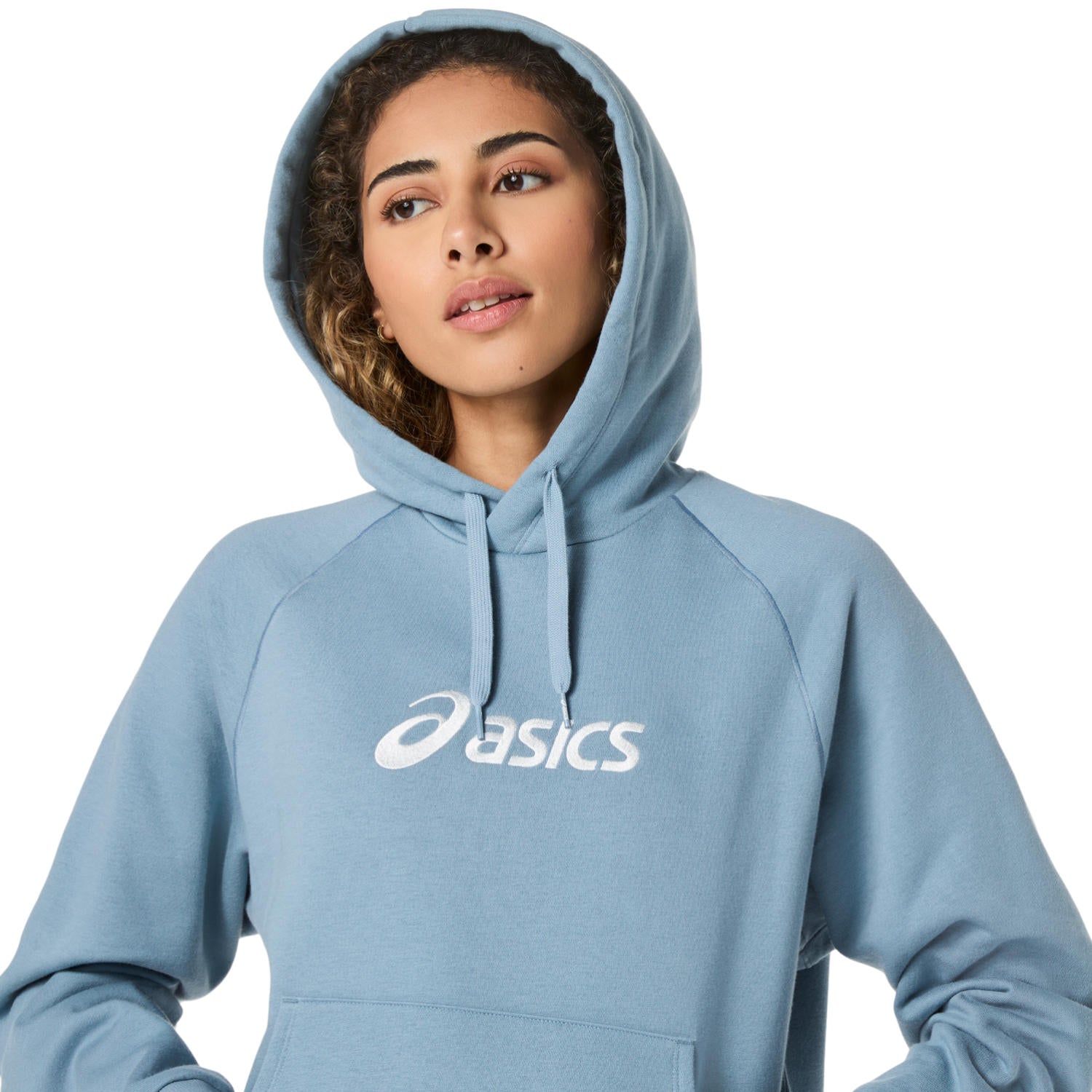 Fleece Hoodie Damen Saba Blue