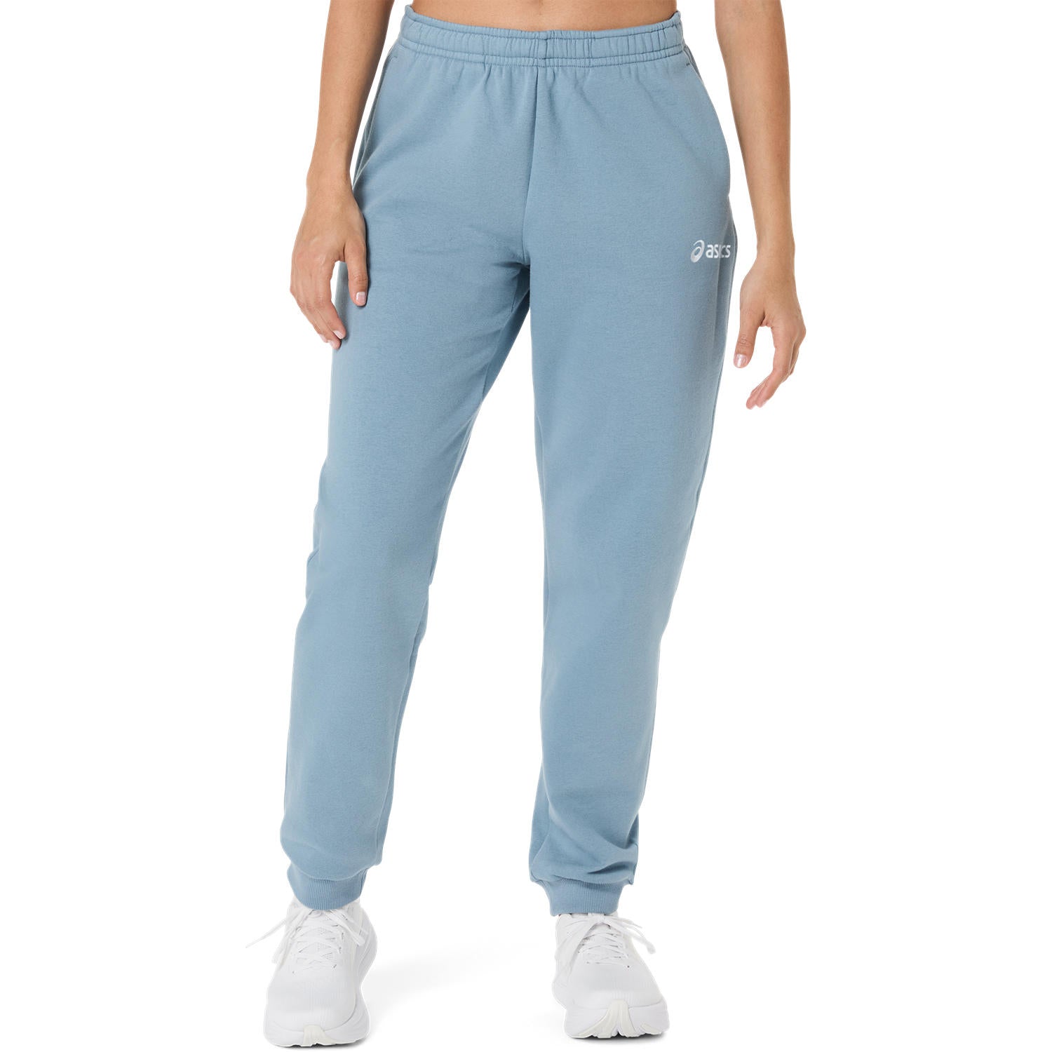 Logo Fleece Pants Women Saba Blue