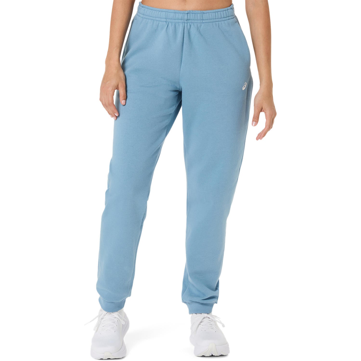 Logo Fleece Pants Women Saba Blue