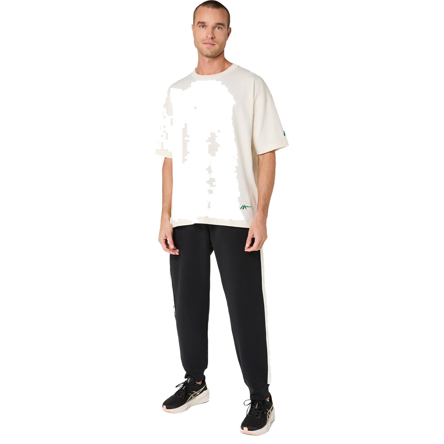 T-shirt Heritage Run City da uomo color crema