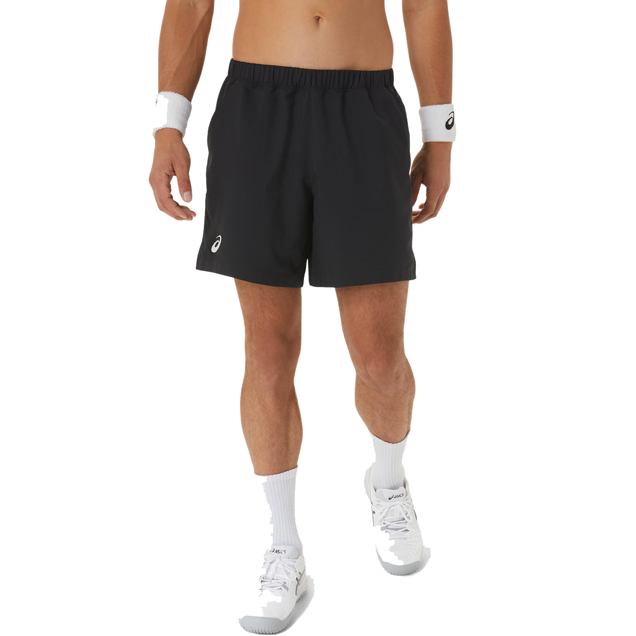 Court 7in Short Herren Schwarz