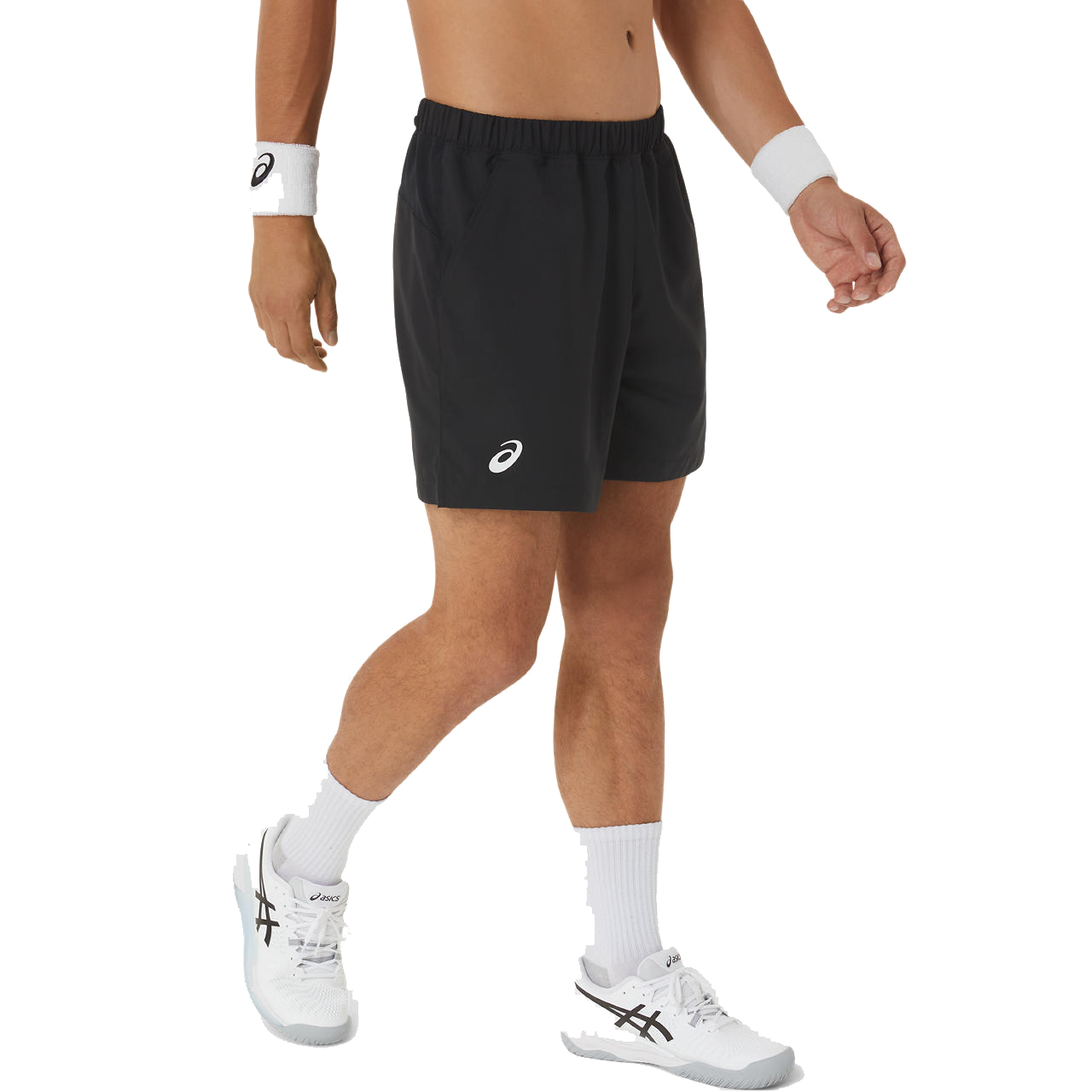 Court 7in Short Herren Schwarz