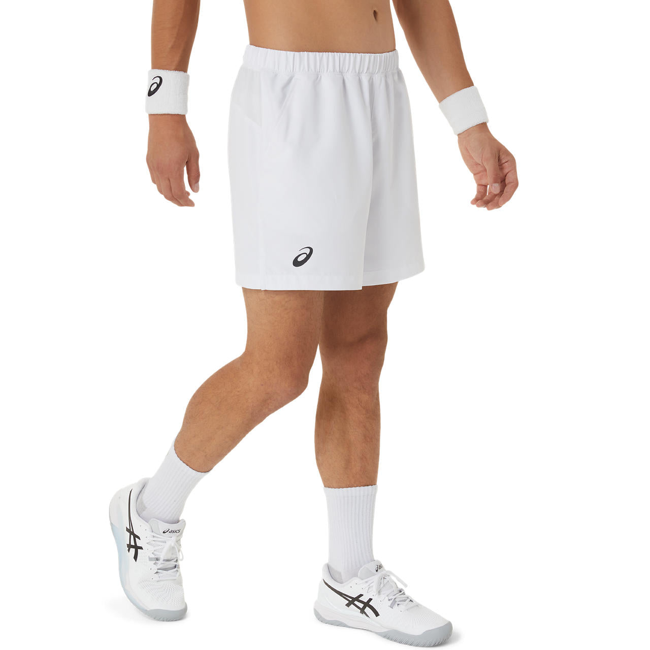 Court 7in Short Herren Weiss