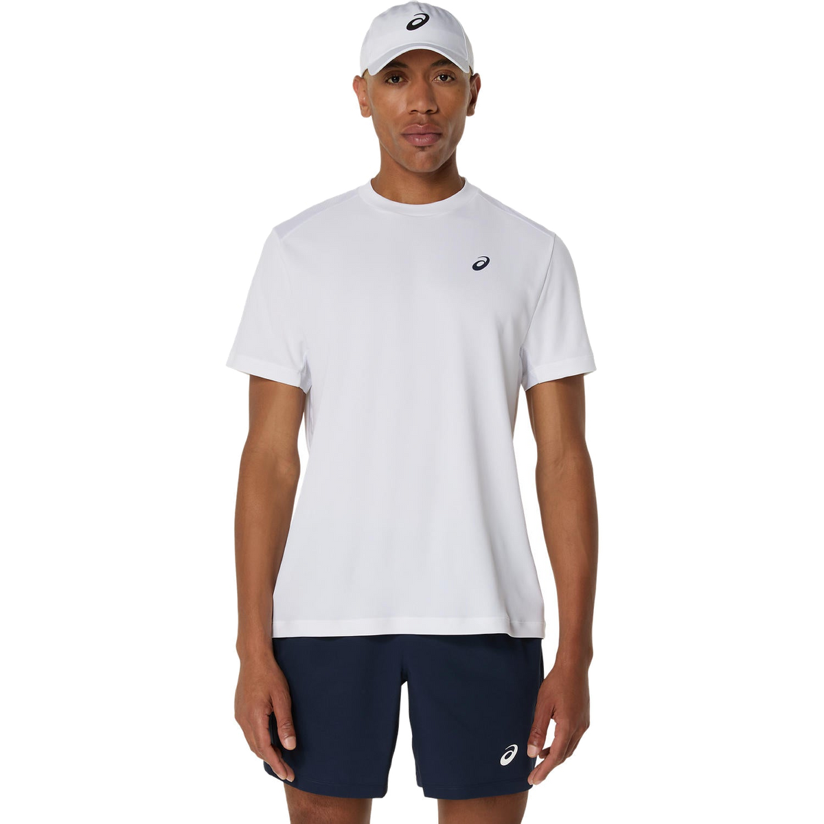 Court SS T-Shirt Herren Weiss