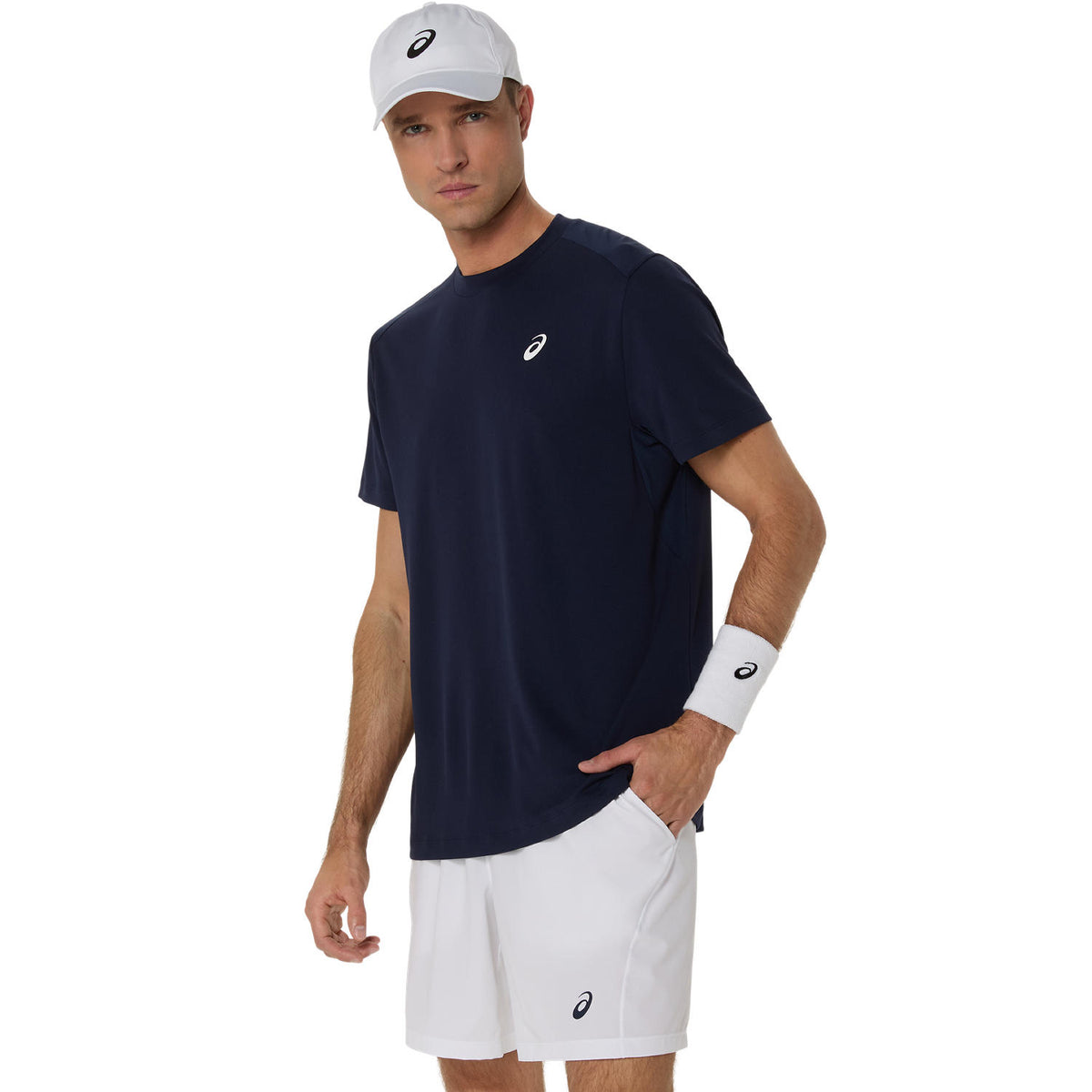 Court SS T-Shirt Herren Navy