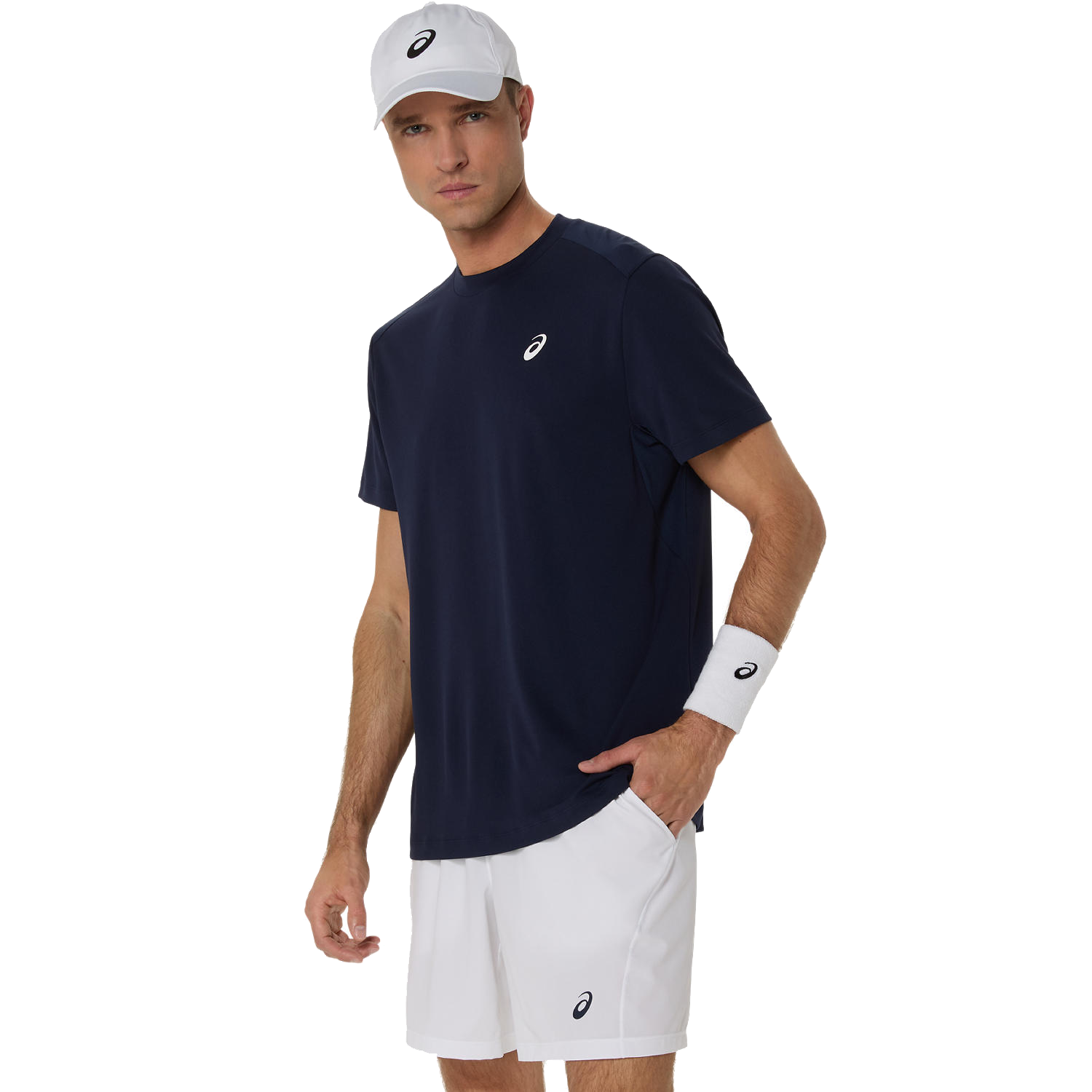 Court SS T-Shirt Herren Navy