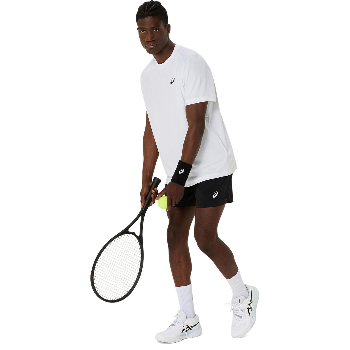 Court 7in Shorts Herren Schwarz