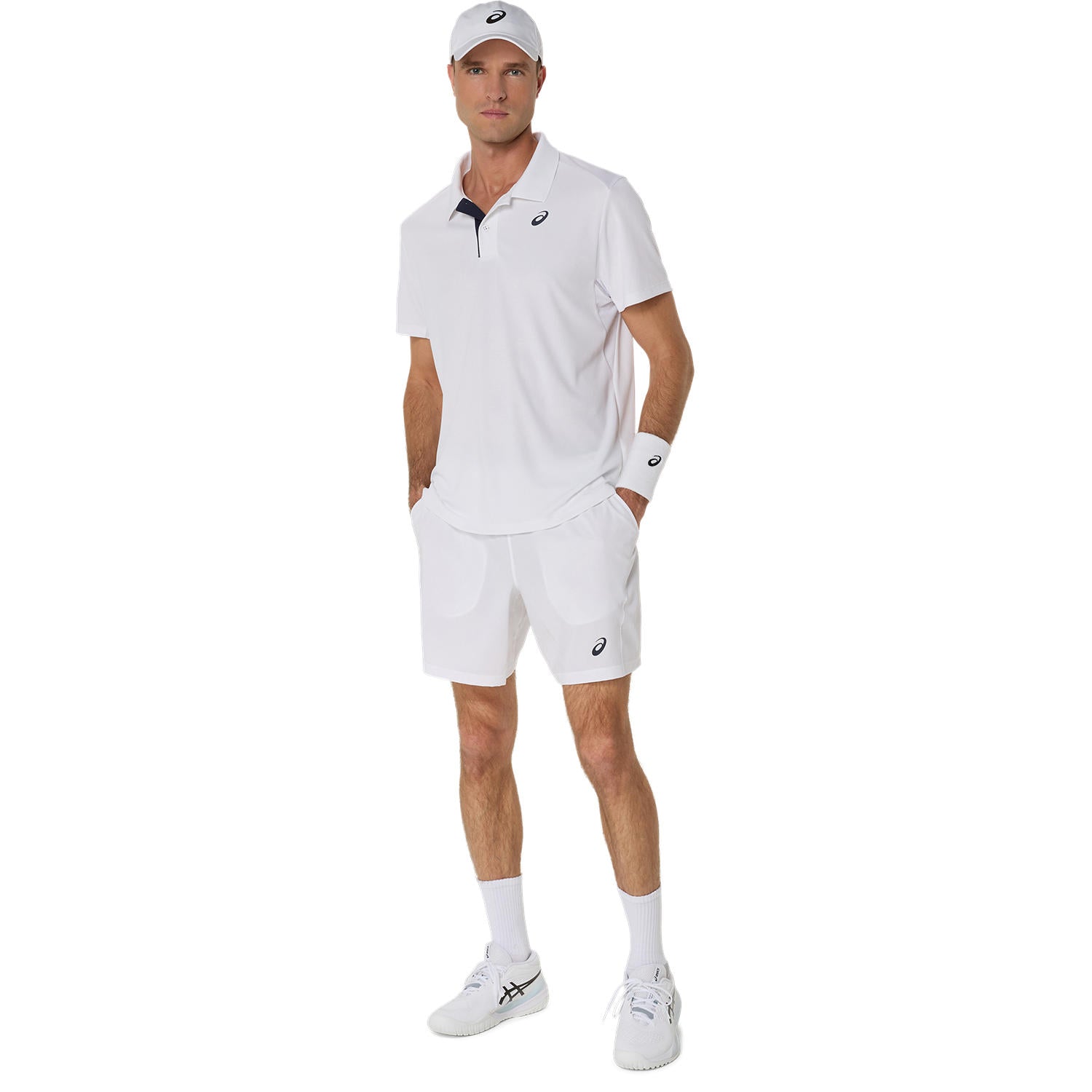 Court 7in Short Homme Blanc