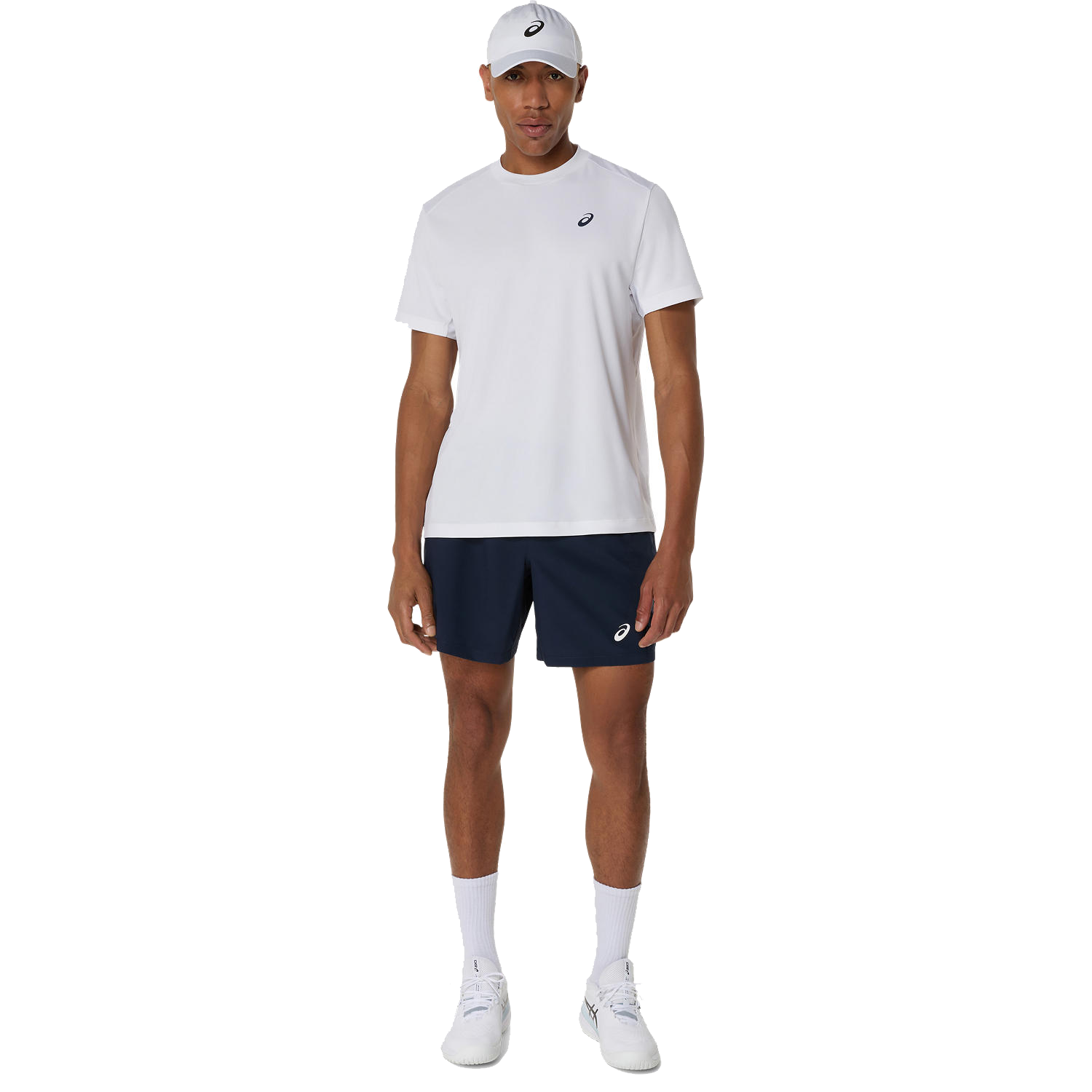 Court 7in Short Homme Bleu Foncé