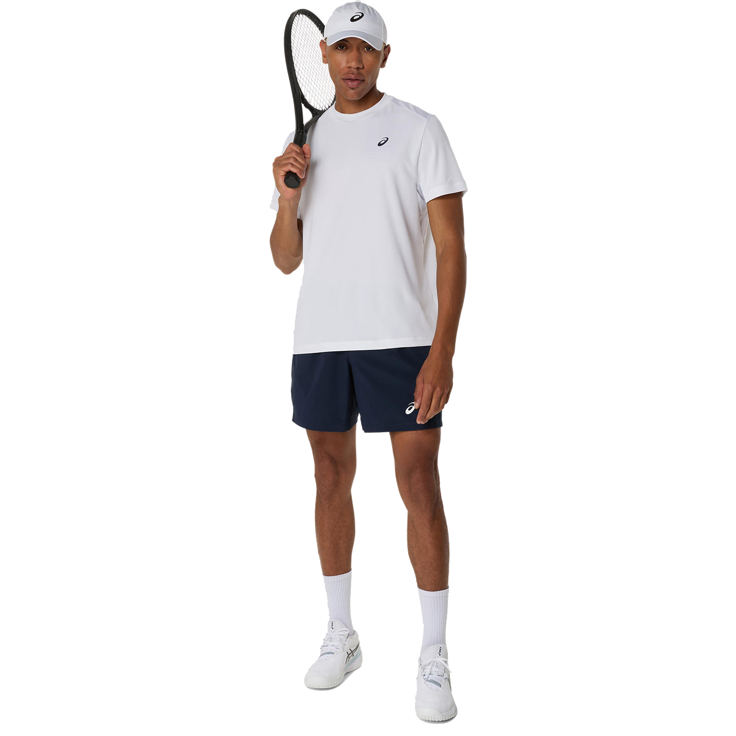 Court 7in Short Homme Bleu Foncé