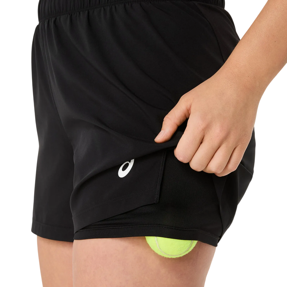 Short Court 2-N-1 Femme noir