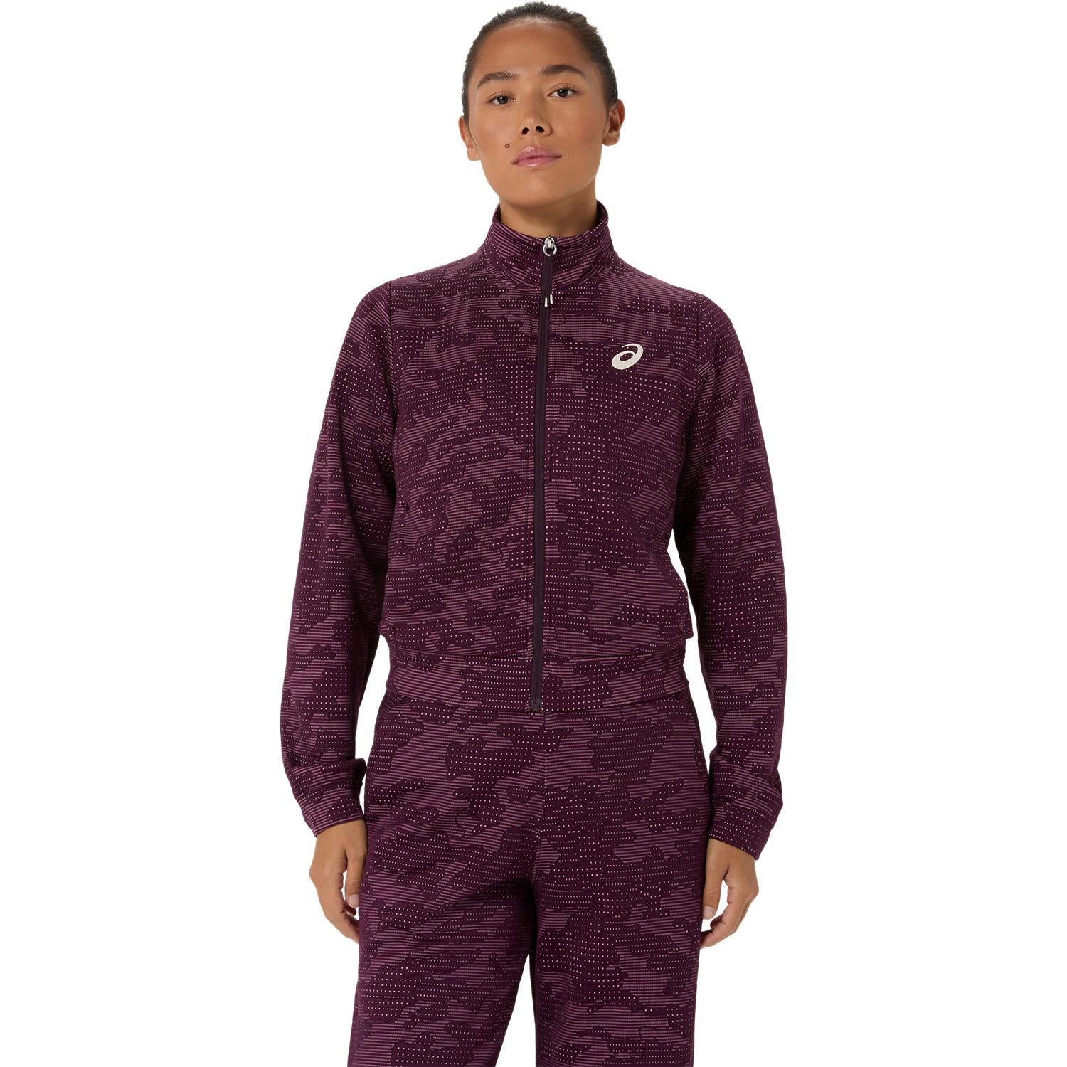 Match Jacke Damen Aubergine
