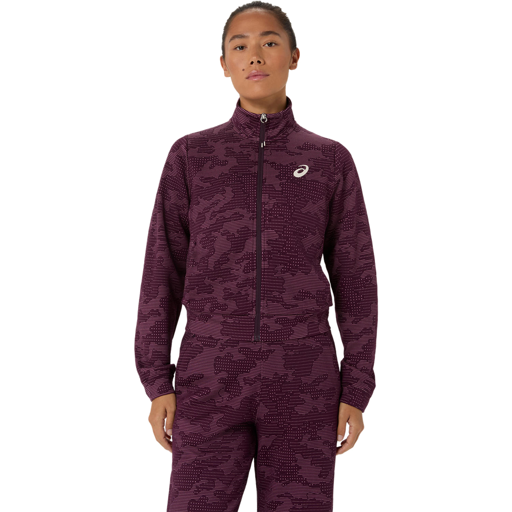 Veste Match pour femme, couleur aubergine