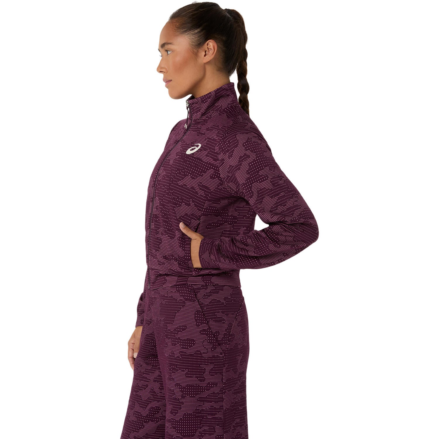 Match Jacke Damen Aubergine
