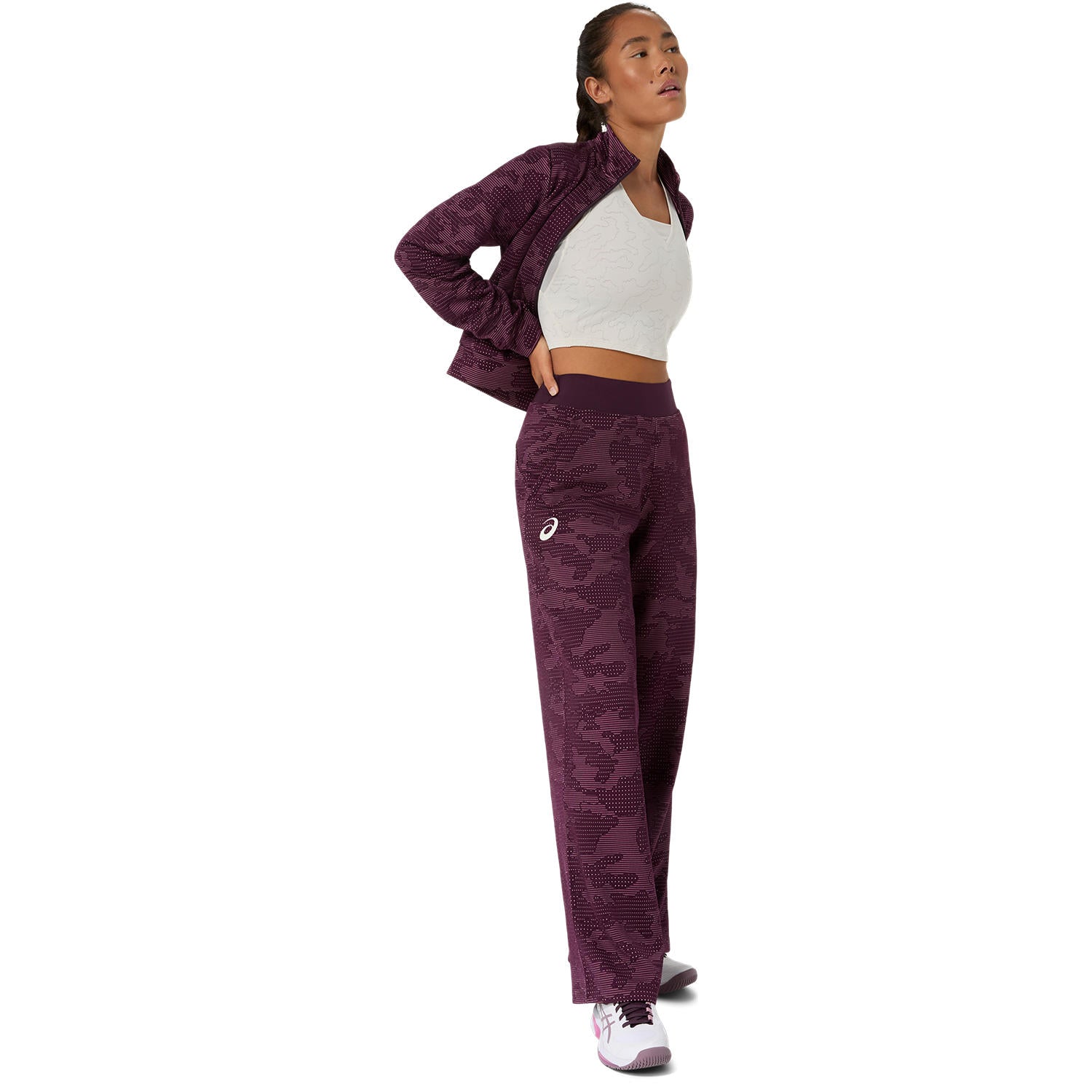 Match Pant Damen Aubergine