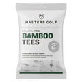 Tees en bambou gradués Masters 2" blanc, lot de 25