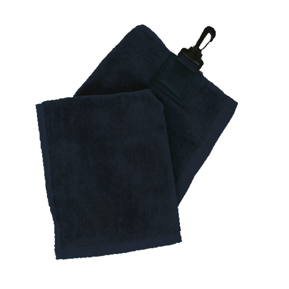 Golf-Handtuch Schwarz