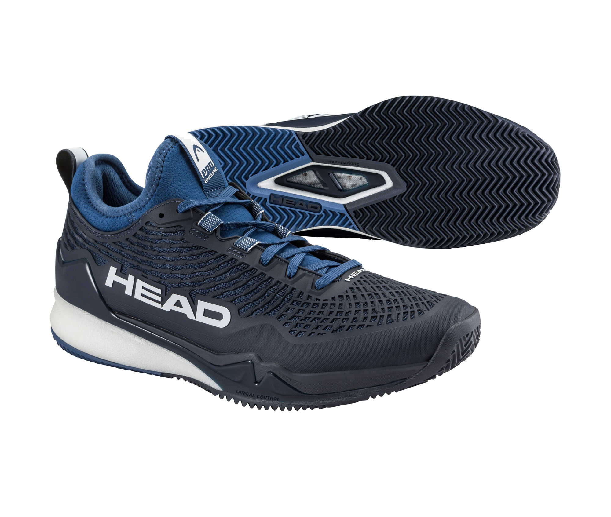 Chaussure de tennis Endure Pro pour court en terre battue, homme