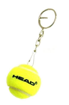 Tennisball Schlüsselanhänger Gelb