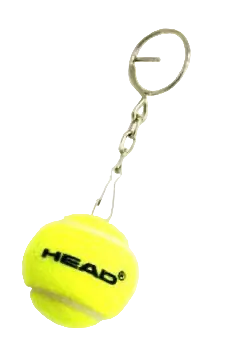 Tennisball Schlüsselanhänger Gelb
