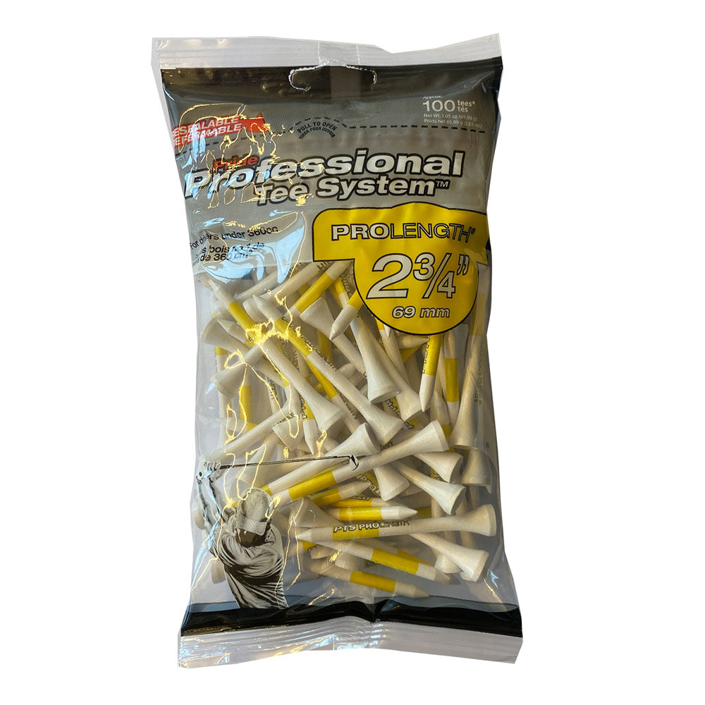Pride Professional Tee System 2 3/4" Weiss 100er Pack