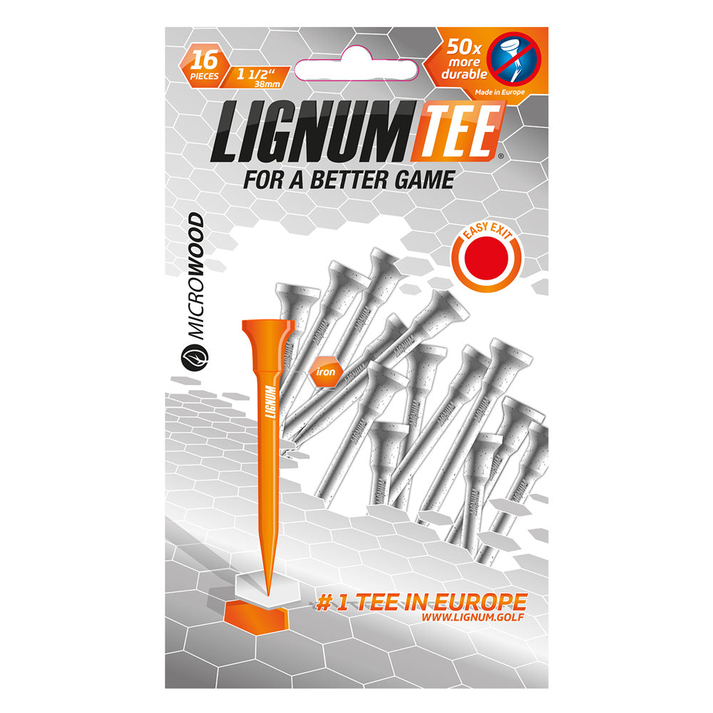 Tees Lignum 38 mm blanc