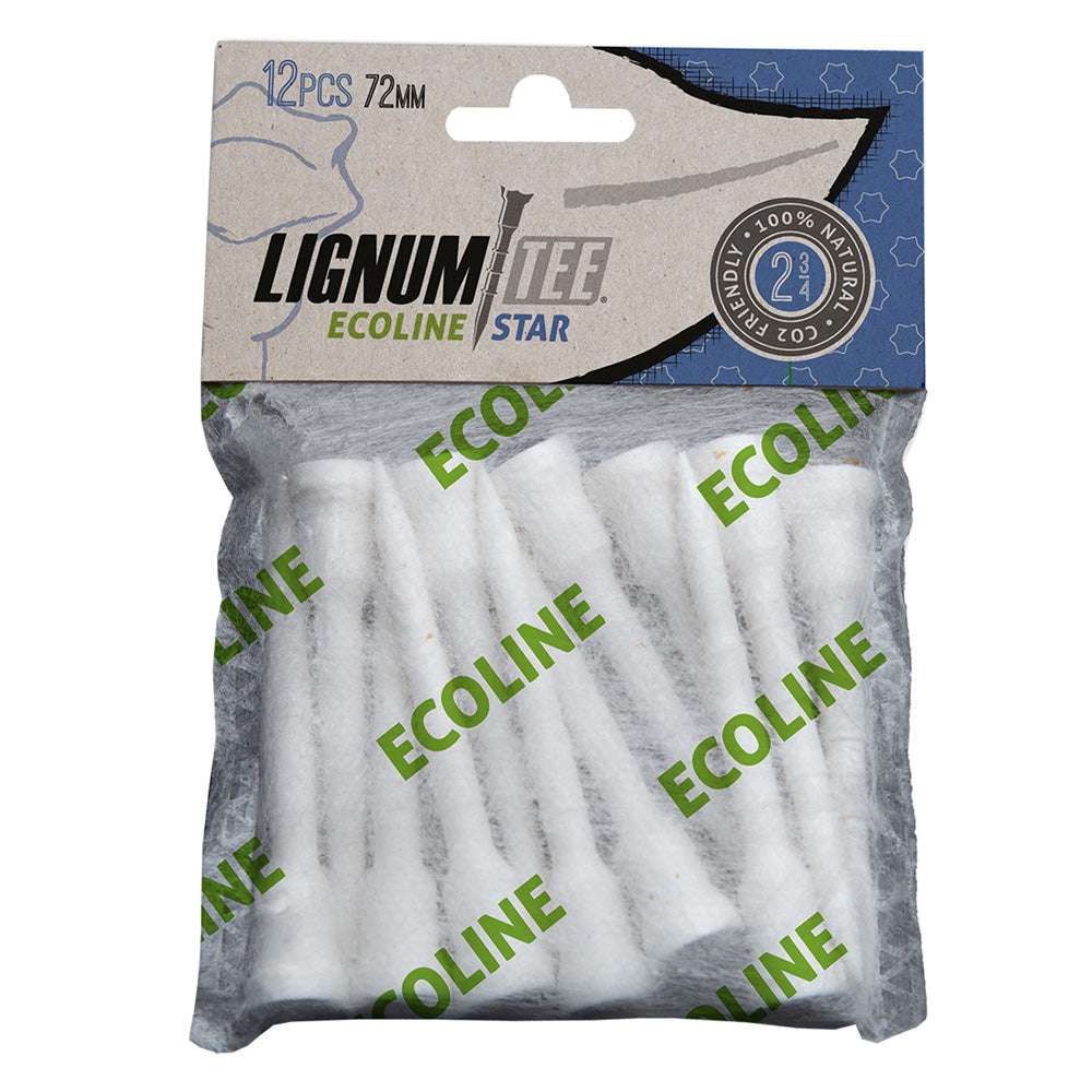 Lignum Eco Star Tees 72mm Weiss