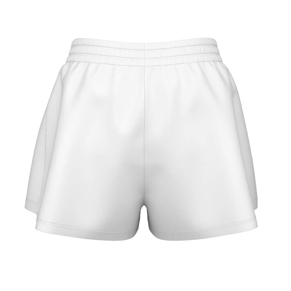 Pantaloncini da gioco da donna, bianchi