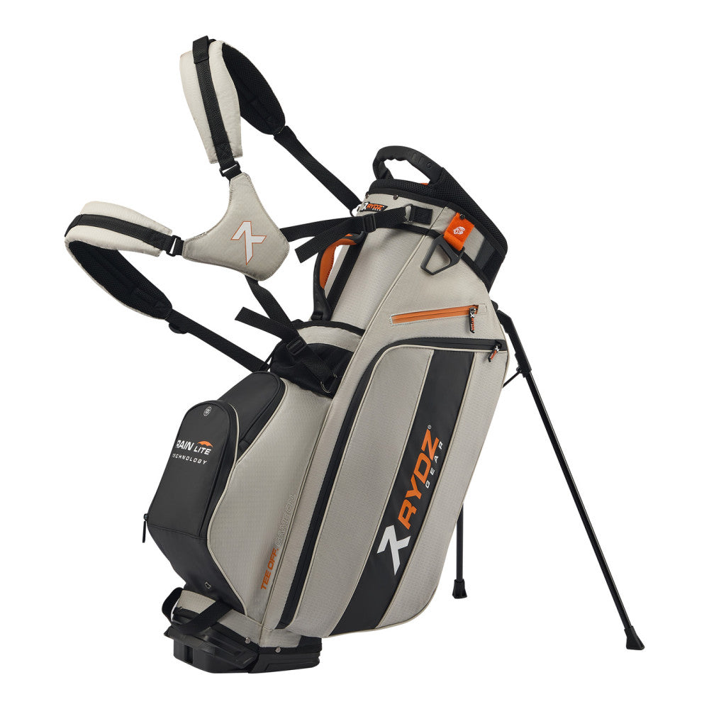 Jetpack 14 Way Water-Resistant Stand Bag Silver/Black/Orange