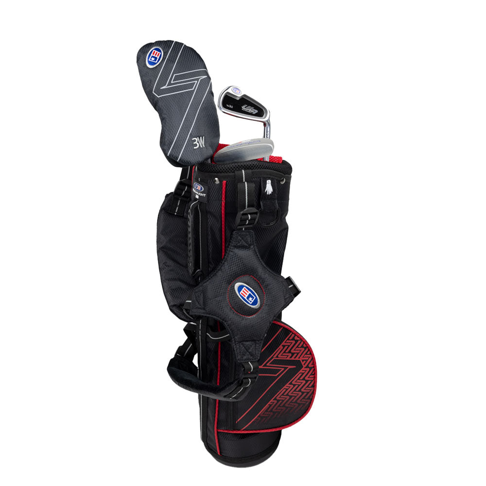 Set da golf per bambini UL7 Set 39" (100-107 cm) 3 mazze rosse