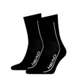 Performance Short Crew Tennis Socken 2er Pack Schwarz
